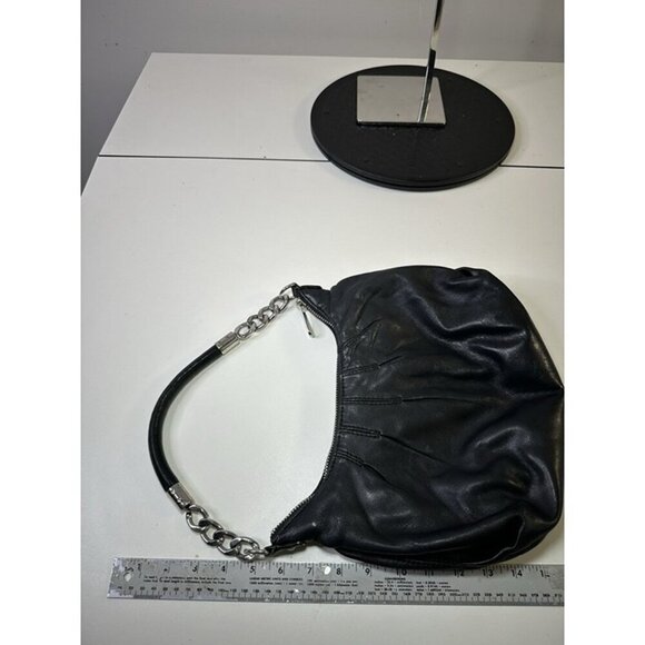 Michael Kors Black Leather Shoulder Bag - Picture 5 of 8